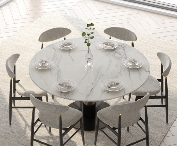 Modern Dining Table And Chairs-ID:131324056