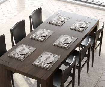 Modern Dining Table And Chairs-ID:251872061