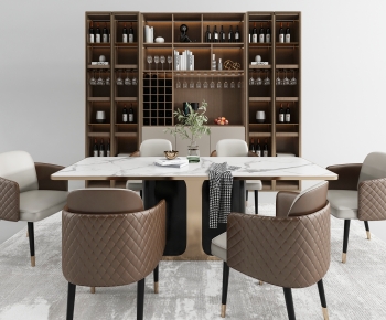 Modern Dining Table And Chairs-ID:724363094