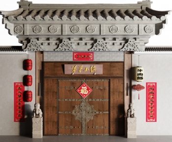 Chinese Style Facade Element-ID:789747954