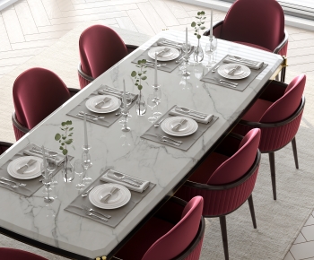 Modern Dining Table And Chairs-ID:846005929