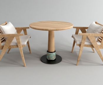 Wabi-sabi Style Leisure Table And Chair-ID:493083009