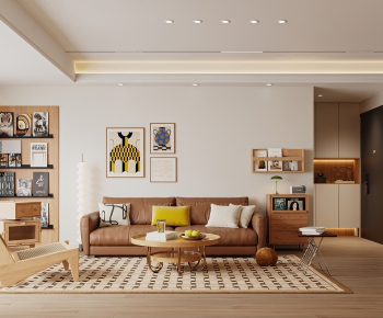 Modern A Living Room-ID:792308097