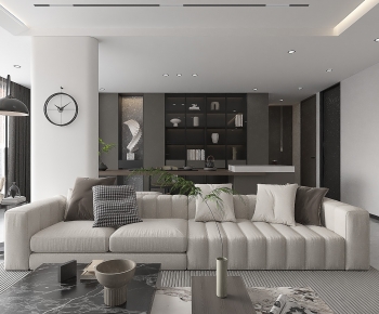 Modern A Living Room-ID:343015918