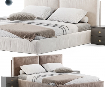 Modern Double Bed-ID:443589717