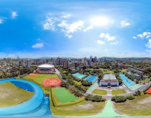 HDR白天城市运动操场广场-ID:636002068