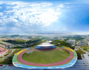 HDR白天城市运动操场广场-ID:650965934