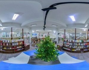 HDR室内图书馆大厅全景-ID:5953219