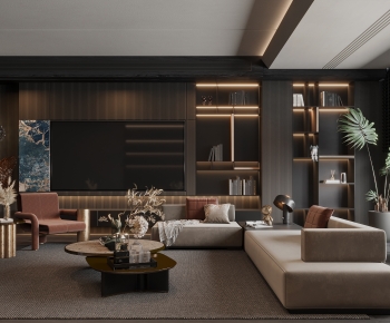 Modern A Living Room-ID:365242008