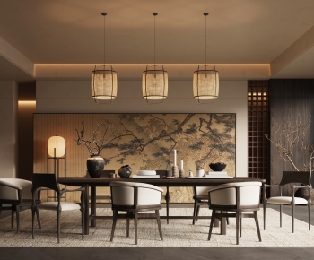 New Chinese Style Dining Room-ID:716171981