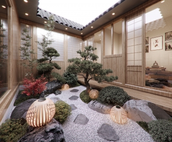 New Chinese Style Courtyard/landscape-ID:486120948