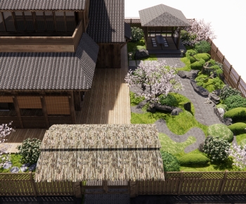 Japanese Style Courtyard/landscape-ID:477728868