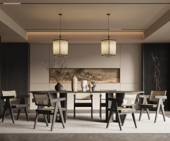 New Chinese Style Dining Room-ID:498754987