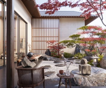 New Chinese Style Courtyard/landscape-ID:983911047