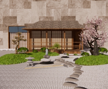 Japanese Style Garden-ID:495519624