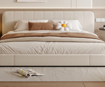 Modern Double Bed-ID:516968975