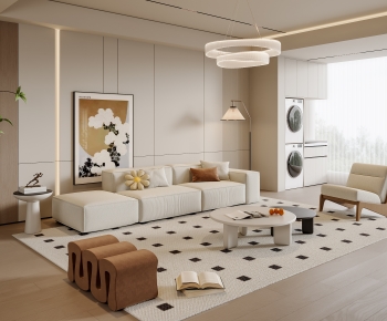 Modern A Living Room-ID:349066027