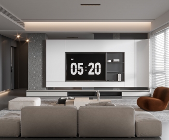 Modern A Living Room-ID:998977903