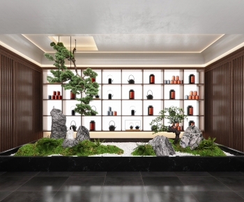 New Chinese Style Teahouse Tea House-ID:828957083