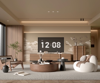 Modern A Living Room-ID:269217978