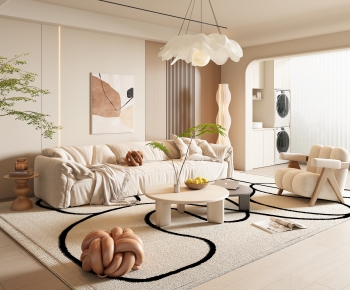 Modern A Living Room-ID:551846033