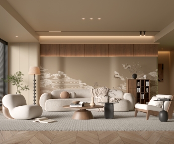 Modern A Living Room-ID:900949953