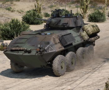 现代陆军LAV25IFV轮式装甲车-ID:594314105