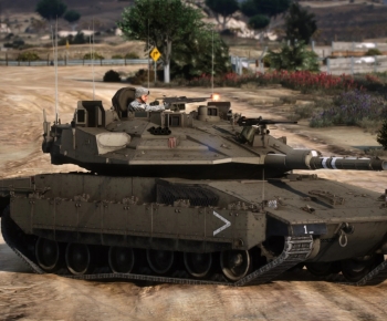 现代以色列梅卡瓦Mk4M主战坦克-ID:998112928
