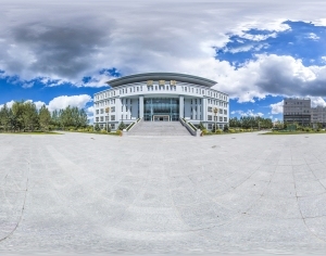 HDR白天城市休闲广场全景-ID:5955116
