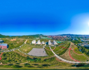 HDR白天城市生态绿化全景-ID:578638084