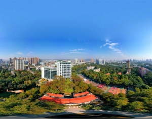 HDR白天城市生态绿化全景-ID:137891055