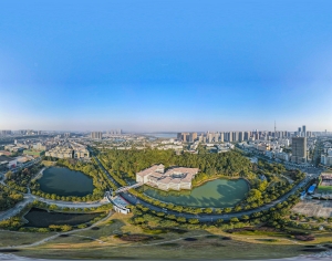 HDR白天城市生态绿化全景-ID:788914924