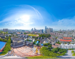 HDR白天城市生态绿化全景-ID:471946955