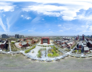 HDR白天城市生态绿化全景-ID:699245936
