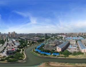HDR白天城市建筑全景-ID:901245128