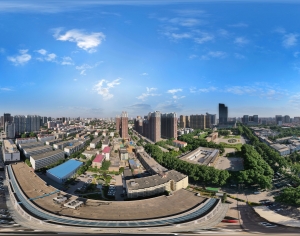HDR白天城市生态绿化全景-ID:928778892