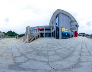 HDR城市小区社区广场全景-ID:775211102