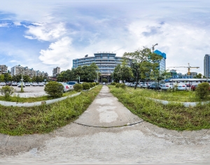 HDR城市小区社区广场全景-ID:275268086