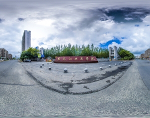 HDR城市小区社区广场全景-ID:965744979