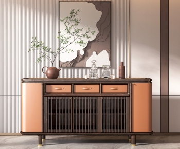 New Chinese Style Side Cabinet/Entrance Cabinet-ID:208708054