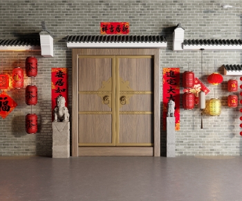 New Chinese Style Gate-ID:282089958