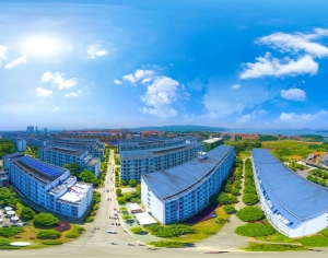 HDR城市小区社区广场绿化-ID:977076056