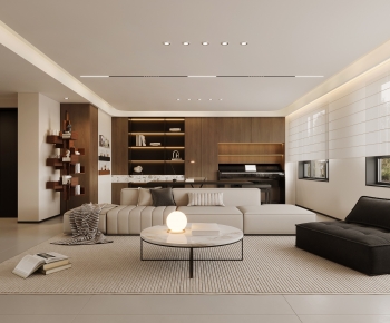 Modern A Living Room-ID:812987098