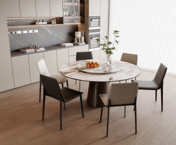 Modern Dining Table And Chairs-ID:847856044
