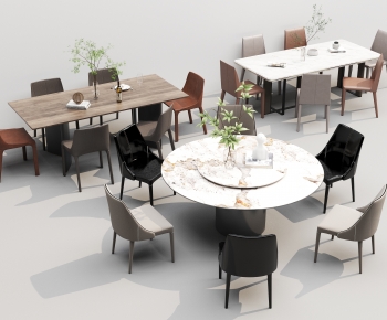Modern Dining Table And Chairs-ID:626250987