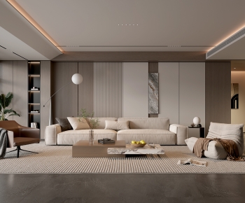 Modern A Living Room-ID:407902961