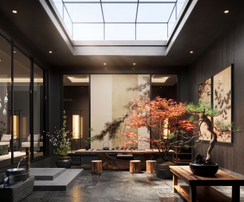 New Chinese Style Courtyard/landscape-ID:908842098