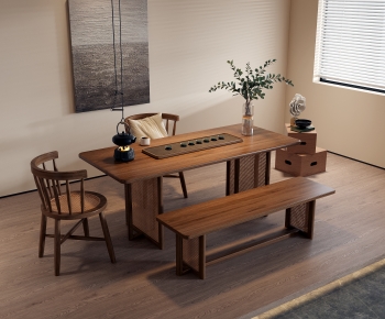 Wabi-sabi Style Tea Tables And Chairs-ID:608998064