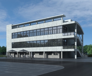 Modern Appearance Of Commercial Building-ID:305809971