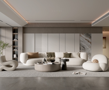 Modern A Living Room-ID:660900129